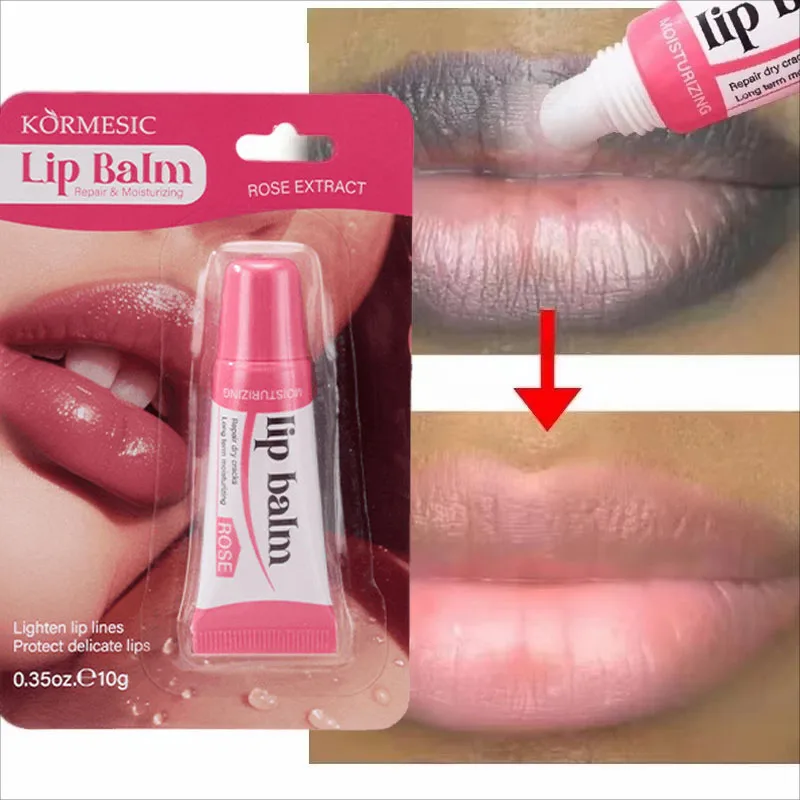 

Fast Remove Dark Lip Balm Serum Lighten Melanin Lip Mask Exfoliating Fade Lip Lines Dead Skin Nourishing Repair Lip Care Makeup