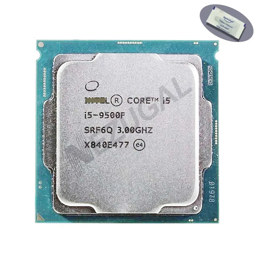 

I5-9500F I5 9500F SRG10 SRF6Q 3.00 up to 4.40 Ghz Six Core 9M 65W LGA1151 CPU processor