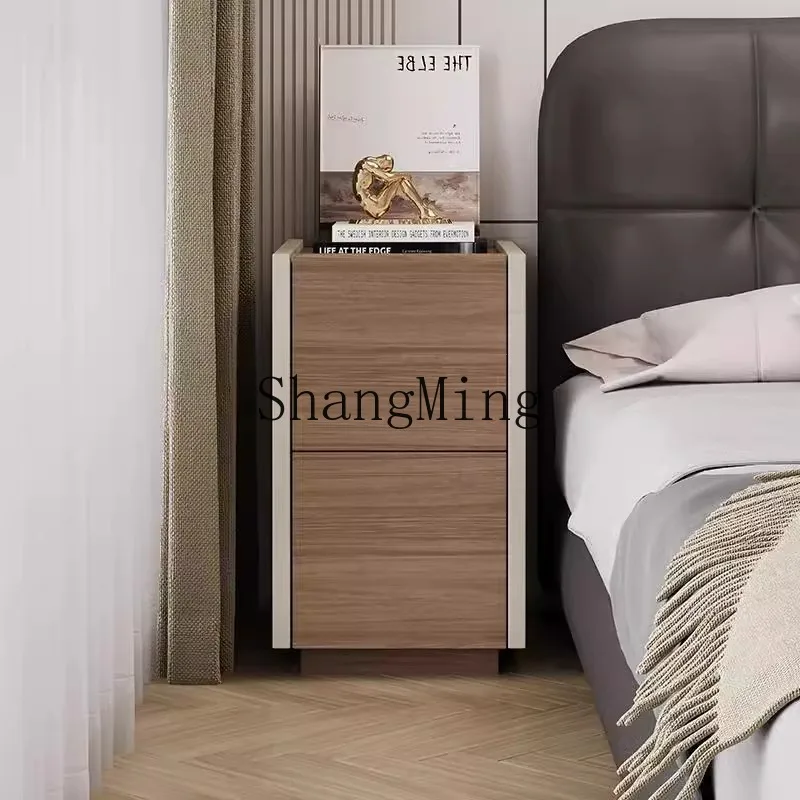 

ZYY solid wood bedside table simple modern bedroom bedside table light luxury high-end locker