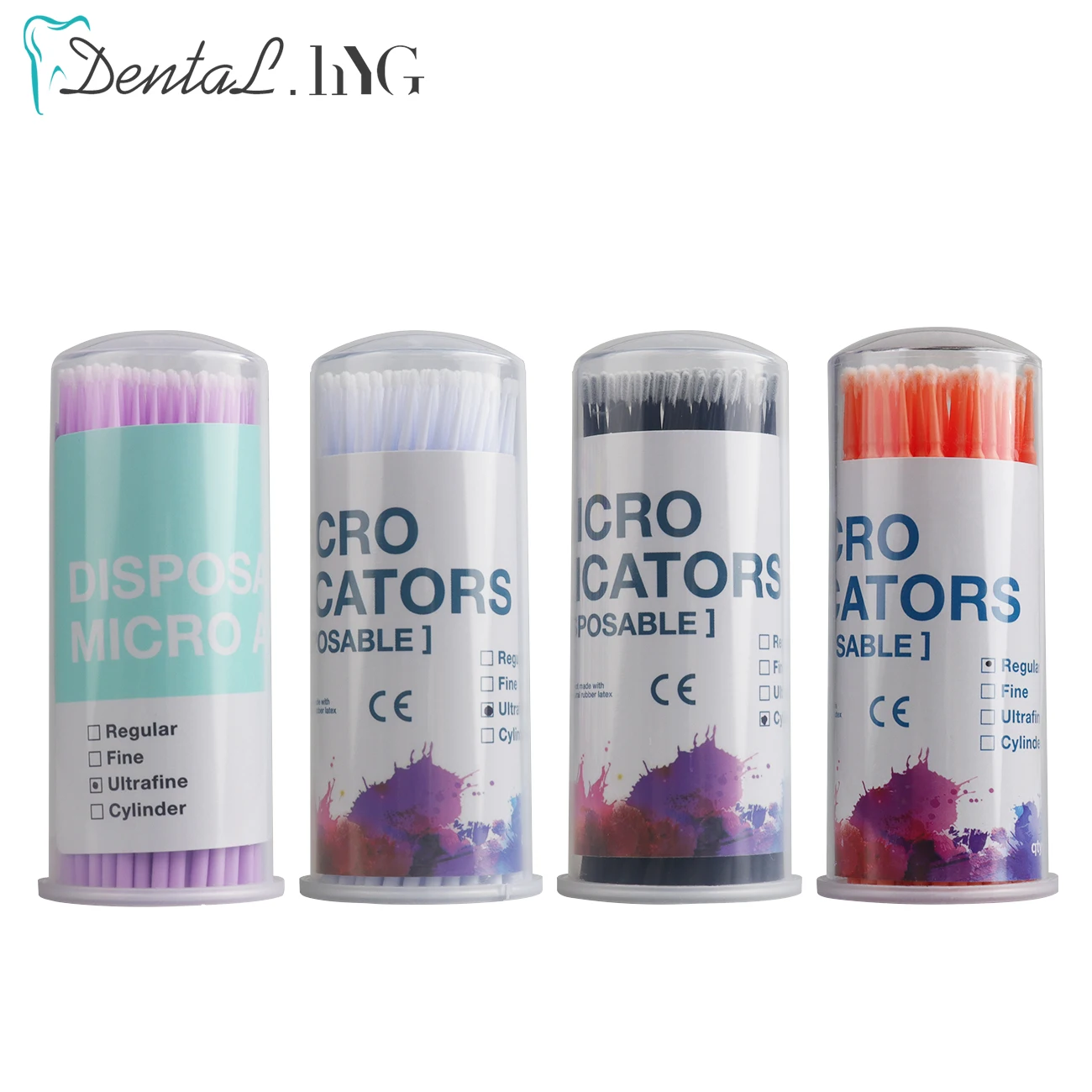 

100 шт., стоматологические одноразовые микрокисти, аппликаторы, микрокисть, стоматология, инструменты для удлинения одонтологии