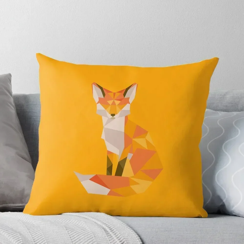 

Geometric Fox Throw Pillow pillow cover christmas christmas decorations for home 2025 Decorative Sofa Cushions pillow