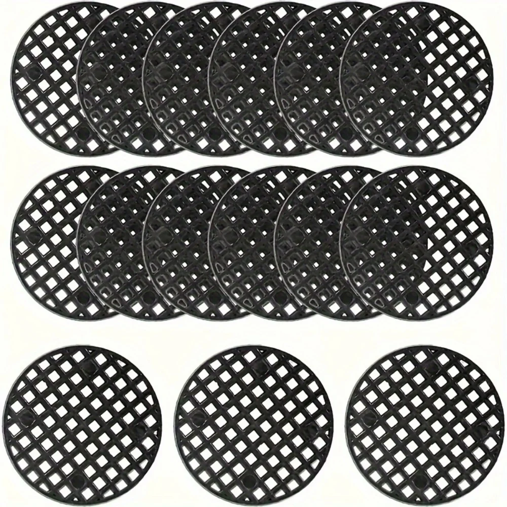 100 Round Flower Pot Hole Mesh Pads, Anti-Leak Gaskets, Pot Bottom Mesh Pads, Garden Drainage Mesh Filters, Garden Flower and Plant Supplies view 2