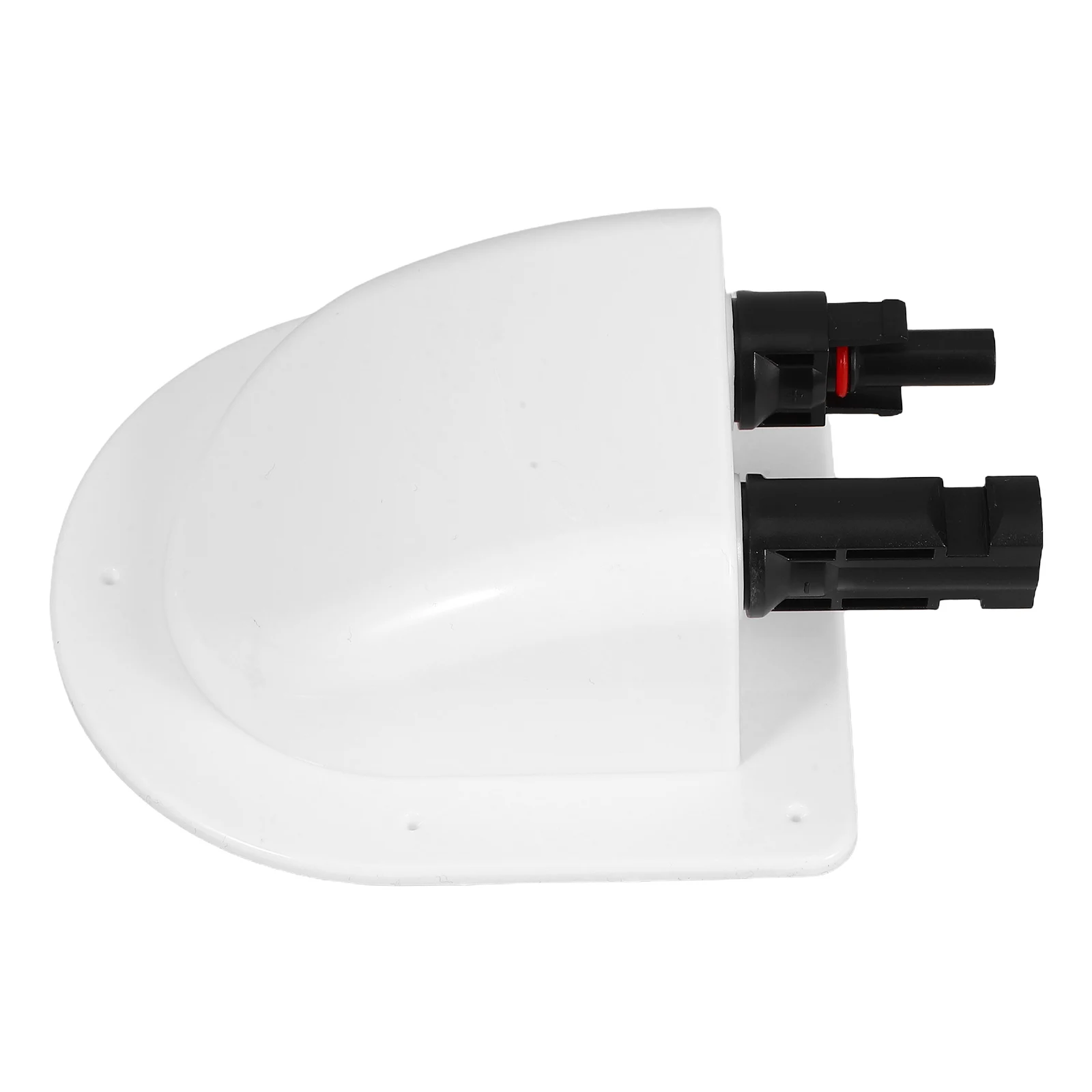 

1pc Photovoltaic Waterproof Box Dual Cable Entry Connector Panel Enclosure Rv Roof Junction Box Outdoor Plug Accessories
