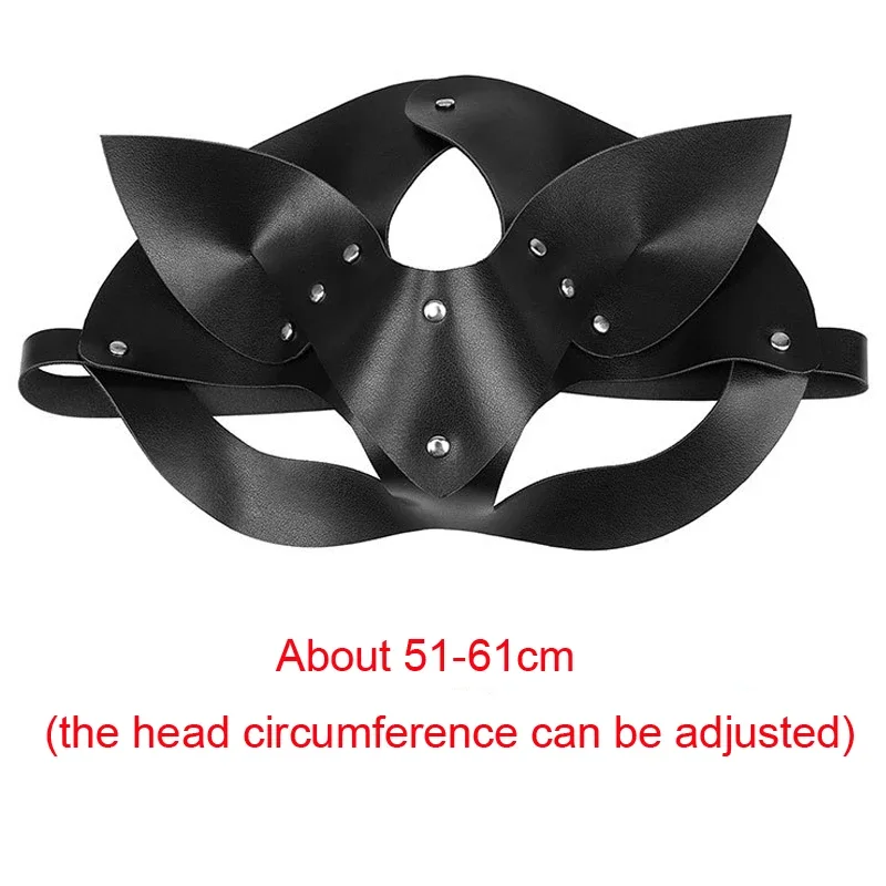 Кожаная маска для ушей собаки, ограничения для связывания, секс-игрушки, БДСМ, женские секс-игры, товары для взрослых, вечерние маски для выпускного вечера, экзотические игрушки для женщин