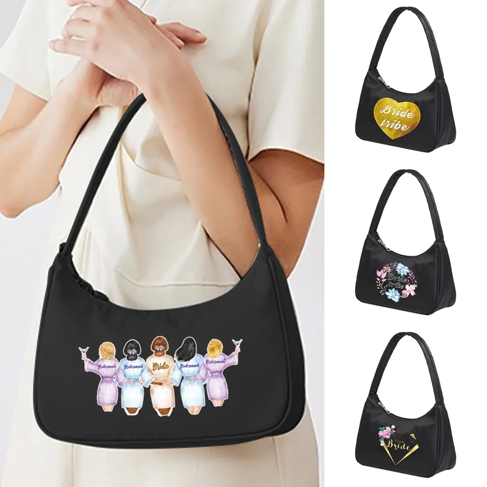 

Fashion Underarm Bags Ladies Shoulder Bags 2022New Casual Handbag Purses Harajuku Shoulder Hobo Bags Organizer Bride Print