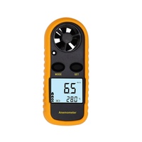 GM816 Digital Anemometer Wind Speed Meter Tester Air Velocity Airflow Temperature LCD Backlight Wind Speed Meter