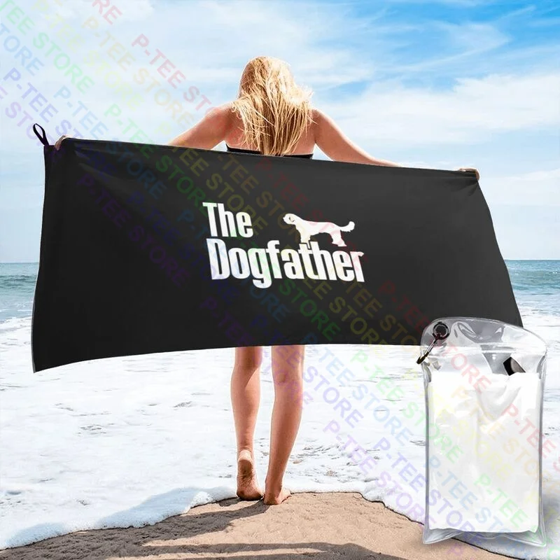 The Dogfather Cavapoo - Boyfriend Birthday Gift Quick dry Towel Surf Comfortable Sports Towel