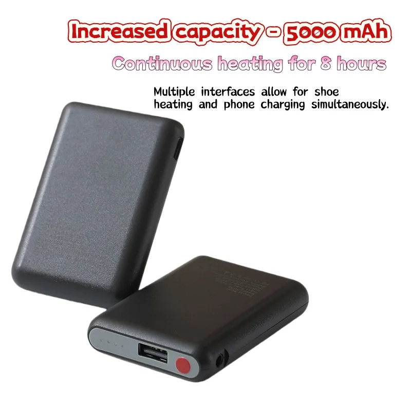 5V 5000mah Packs Heated Socks Batteries For Portable Mini Outdoor Power Bank Heated Clothing Gloves Scarf Mobile Power Supply