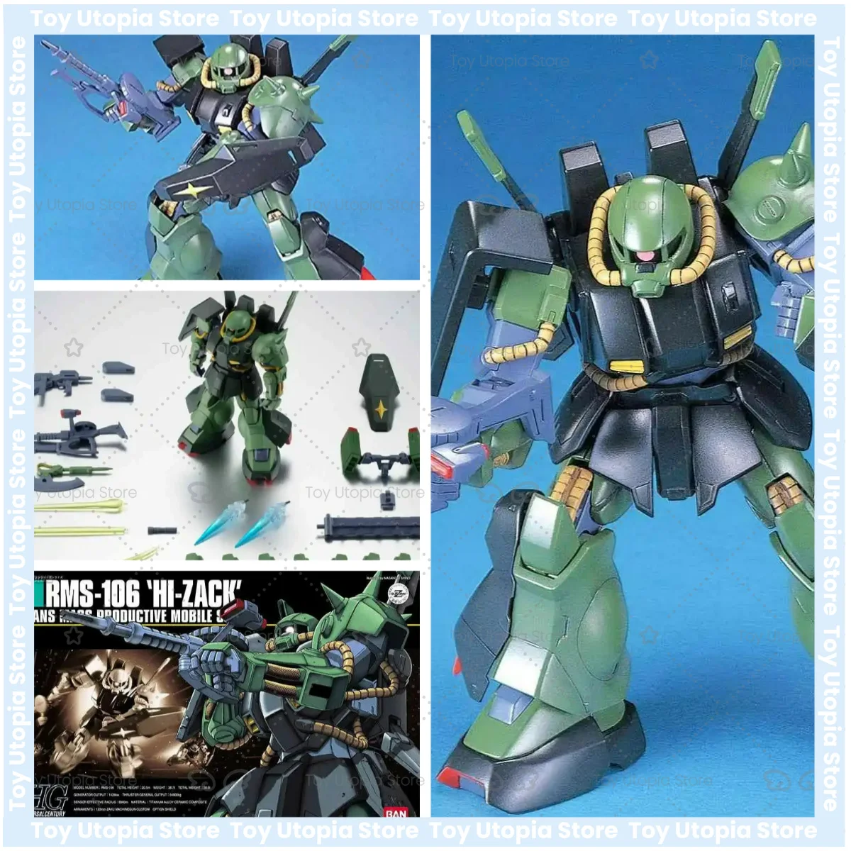 Model Kit Zaku - En Stock Bandai Gundam 1/144 HG-RMS-106