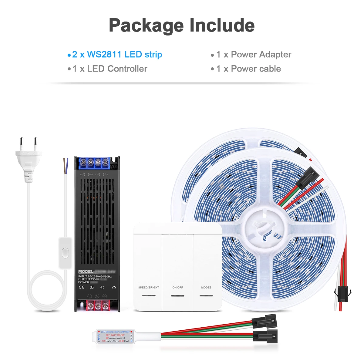 Rybakov WS2811 Addressable Pixel LED Strip Light 5 m 4