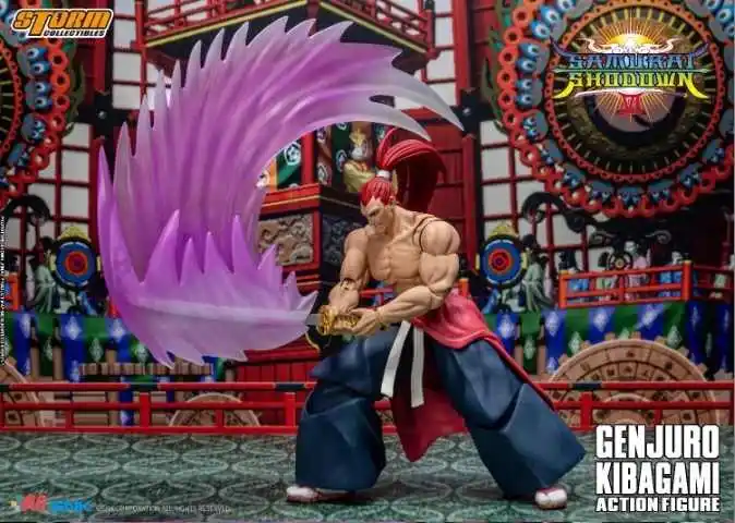 100% Originele "Samurai Shodown VI" Action Figure Movie Model Juro Kiugami Collectible Model Decoratie