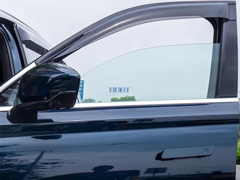 Pasuje do Great Wall GWM Wey 07 2023 + Car Styling Window Visor Markiza Shelter Vent Shade Sun Rain Deflector Osłona przeciwdeszczowa Osłona przeciwdeszczowa — zdjęcie 7