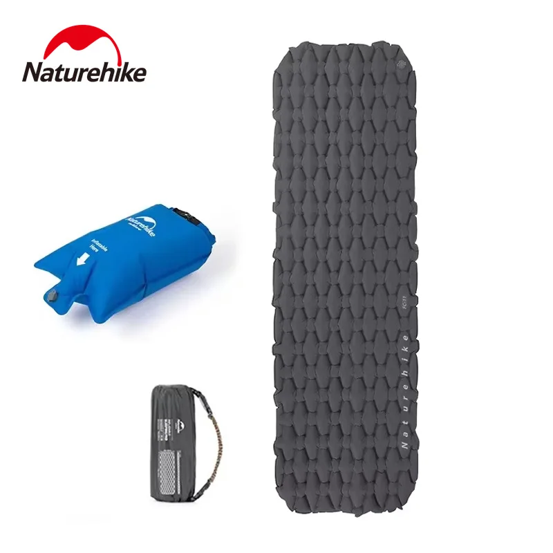 

Naturehike FC10 Inflatable Mattress Ultralight Camping Hiking Single Thickened Sleeping Pad Air Mattresses Moisture-proof Mat