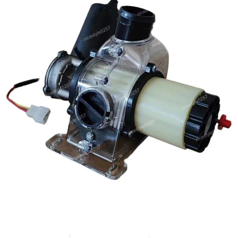 The new small slot electric fertilizer box can sow wheat, clean  and can debug the 50W motor motor fertilizer box.