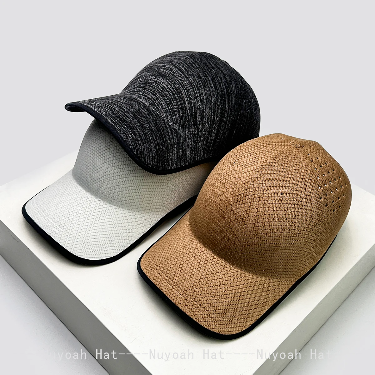 

New Men Women Solid Mesh Seamless One-Piece Baseball Hats Sunshade Outdoor Versatile Personal Peaked Caps Climb Fashion Casual