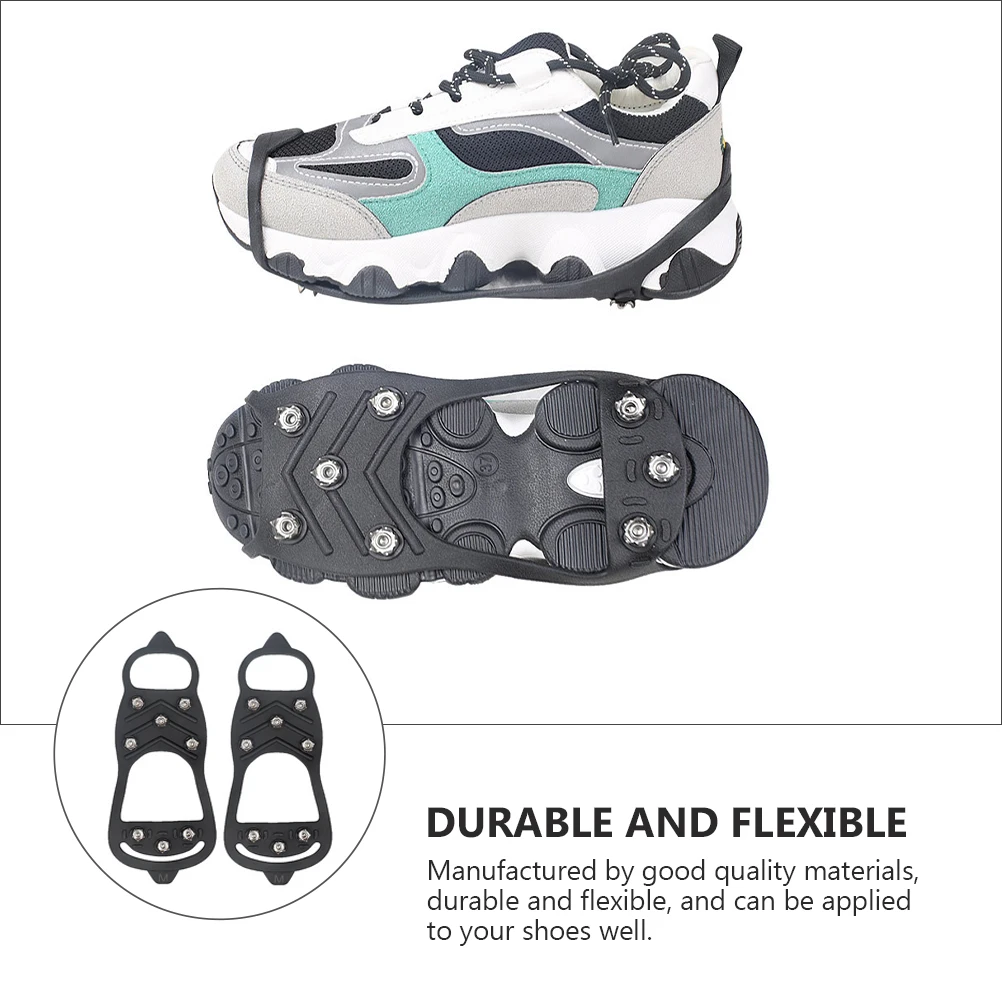 

Cleats Non-slip Crampon Shoe Covers Man Snow Boot Grippers Tpe Metal Anti Winter