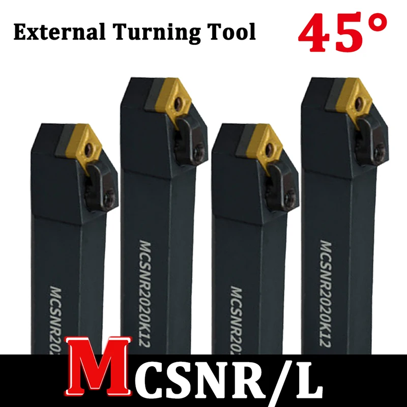 MCSNR2020K12 MCSNR2525M12 MCSNR3232P12 External Turning Tool MCSNR MCSNL External Turning Holder CNC Lathe Cutting Tool