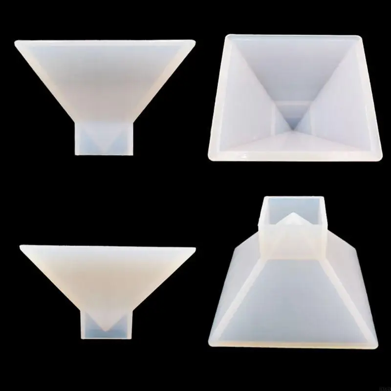 Joyas hx6d hechas a mano Moldura silicona transparente Flor resina UV Mold