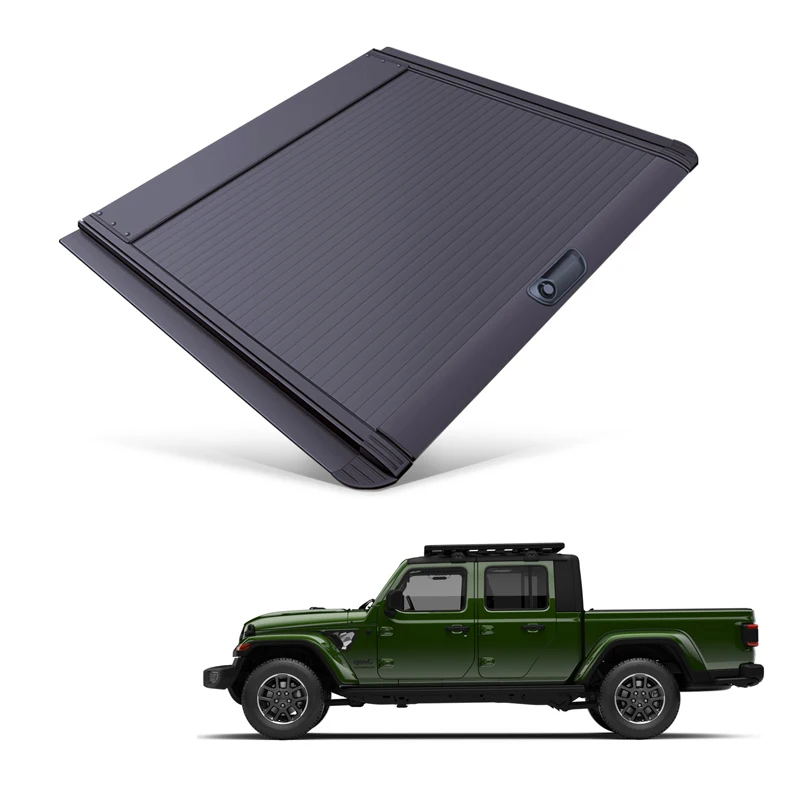 

Car Parts Roller Lid Up Pick Up Truck Aluminium Alloy Tonneau Cover For JEEP Gladiator 2022