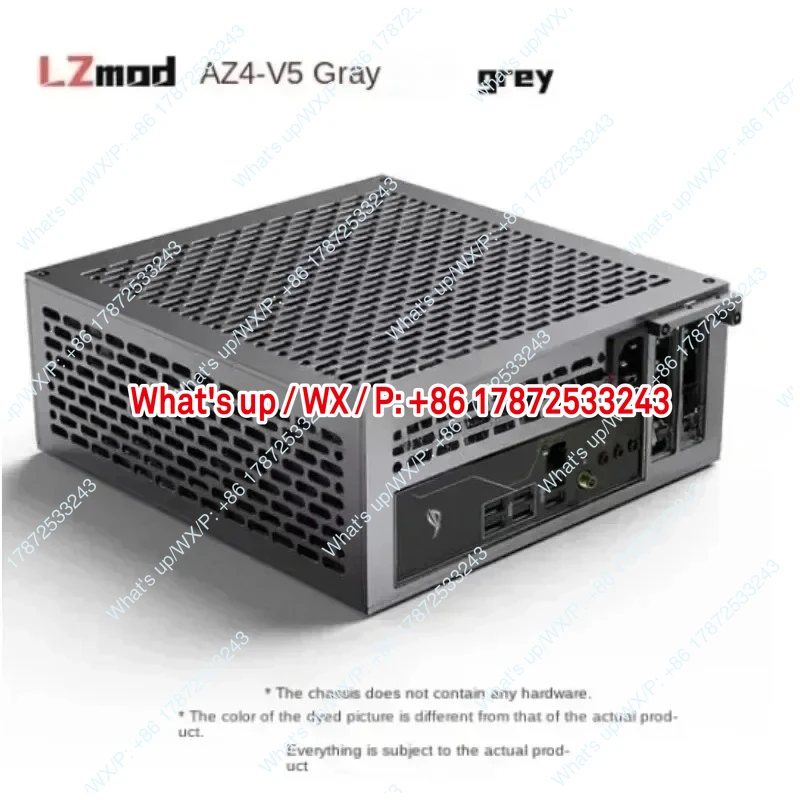 mini A24-V5 2.0 dual-slot single display 1u power supply itx chassis, double-sided chamfer