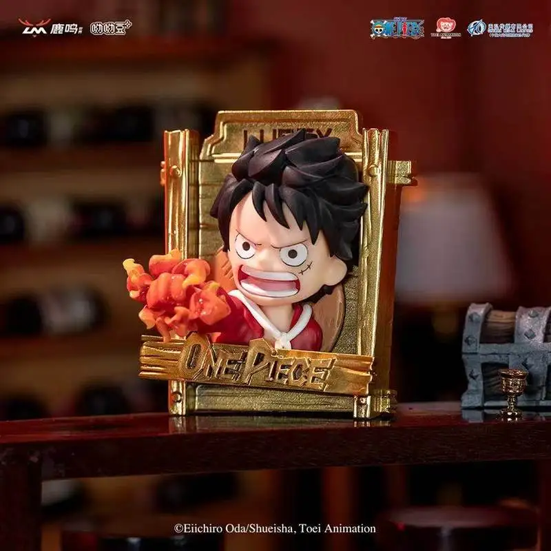 New Original In-Stock Luming World One Piece Refrigerator Magnet Series YoYo Bean Blind Box Luffy Figurine Collectible Toys Gift - view 5