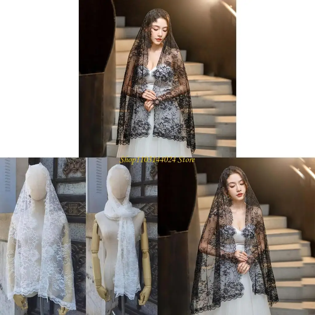 

N5Ke Bachelorettes вечеринка вуали с твердым цветом свадебного темперамента завесы Scarf Women Veil For Bachelorettes Party