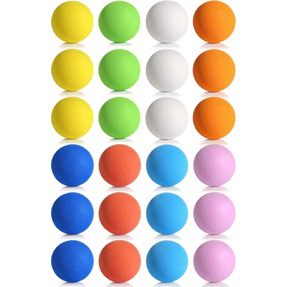 2.4 Inch Soft Foam Balls, Lightweight Mini Indoor Toys Play Balls for Safe Fun, Birthday Party for Boys and Girls