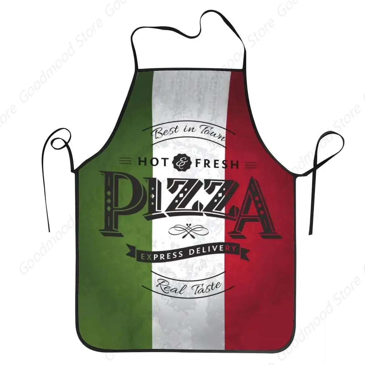 Retro Italian Flag Pizza Aprons Men Women Italy Pride Adult Unisex Kitchen Chef Cuisine Cooking Baking Gardening