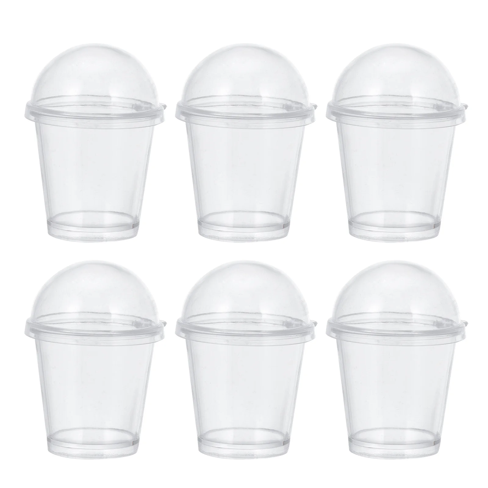 20Pcs Creative Mousse Cup Mini Desktop Decor Kids Kitchen Accessories Mini House Props Breakfast Tool Props Simulated Cup