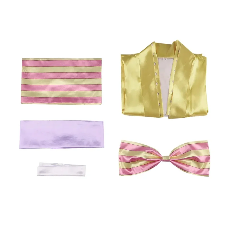 Kikunojo コスプレアニメワノ国アーク Kikunojo 黄色着物衣装制服パーティー女性のセクシーなドレスカーニバル衣装