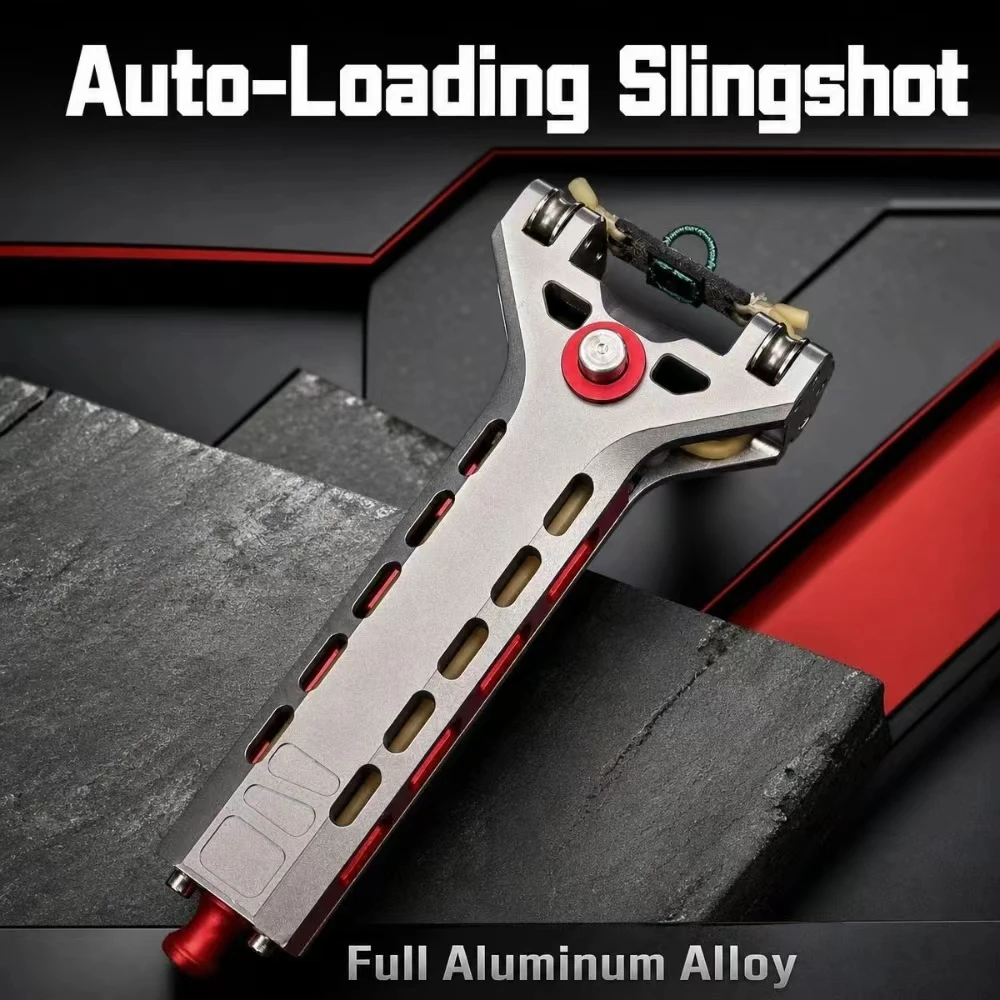 Outdoor Hunting Products - Fully‑Auto Loading Y‑Shape Slingshot Toy, 380g