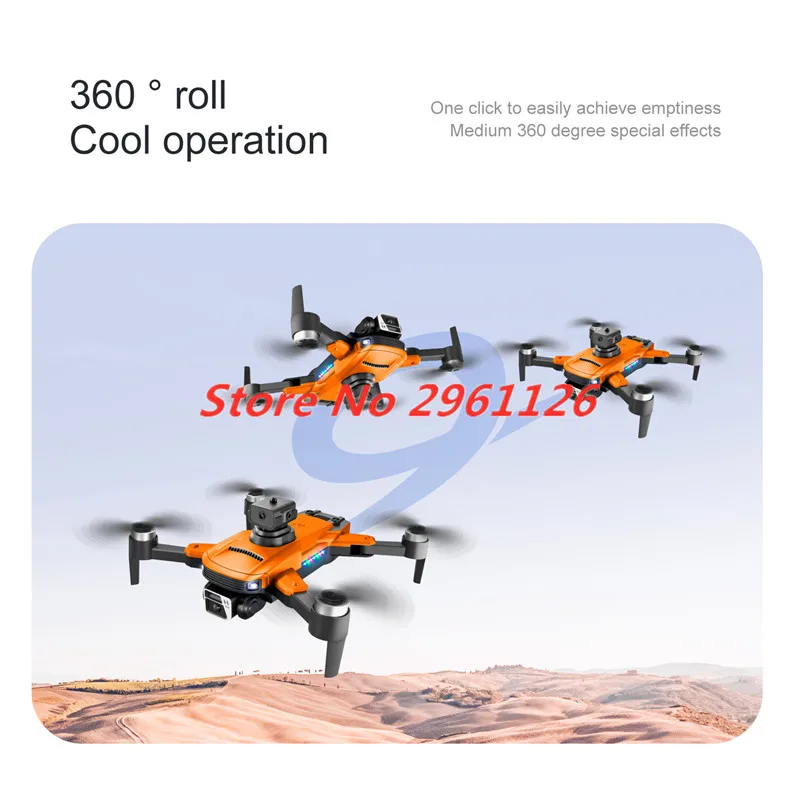 Brushless Motor Gravity Sensing Remote Control Drone Quadcopter 8K Dual Camera Headless Avoiding Obstacles RC Drone Quadcopter