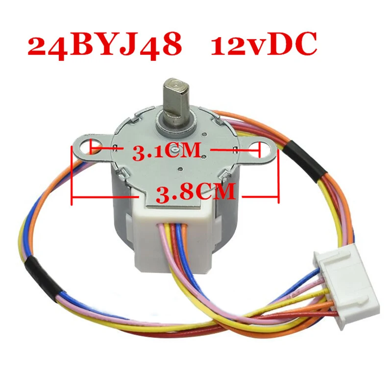 5-Wire DC 12V Stepper Motor 24BYJ48 Air conditioner hanging swing blade Stepping motor Replacement Parts