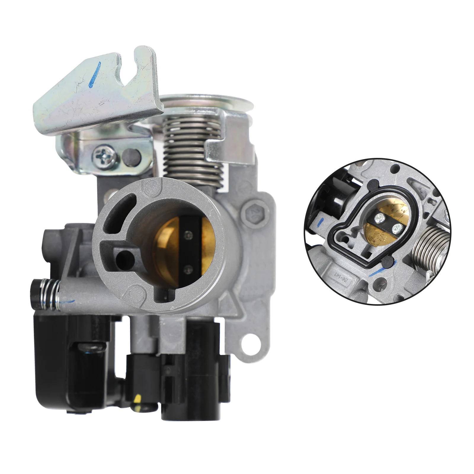 Topteng Throttle Body Assembly fit for Honda Vario 125 FI/I Helm-IN 16400-KZR-601 Motorcycle Accessories