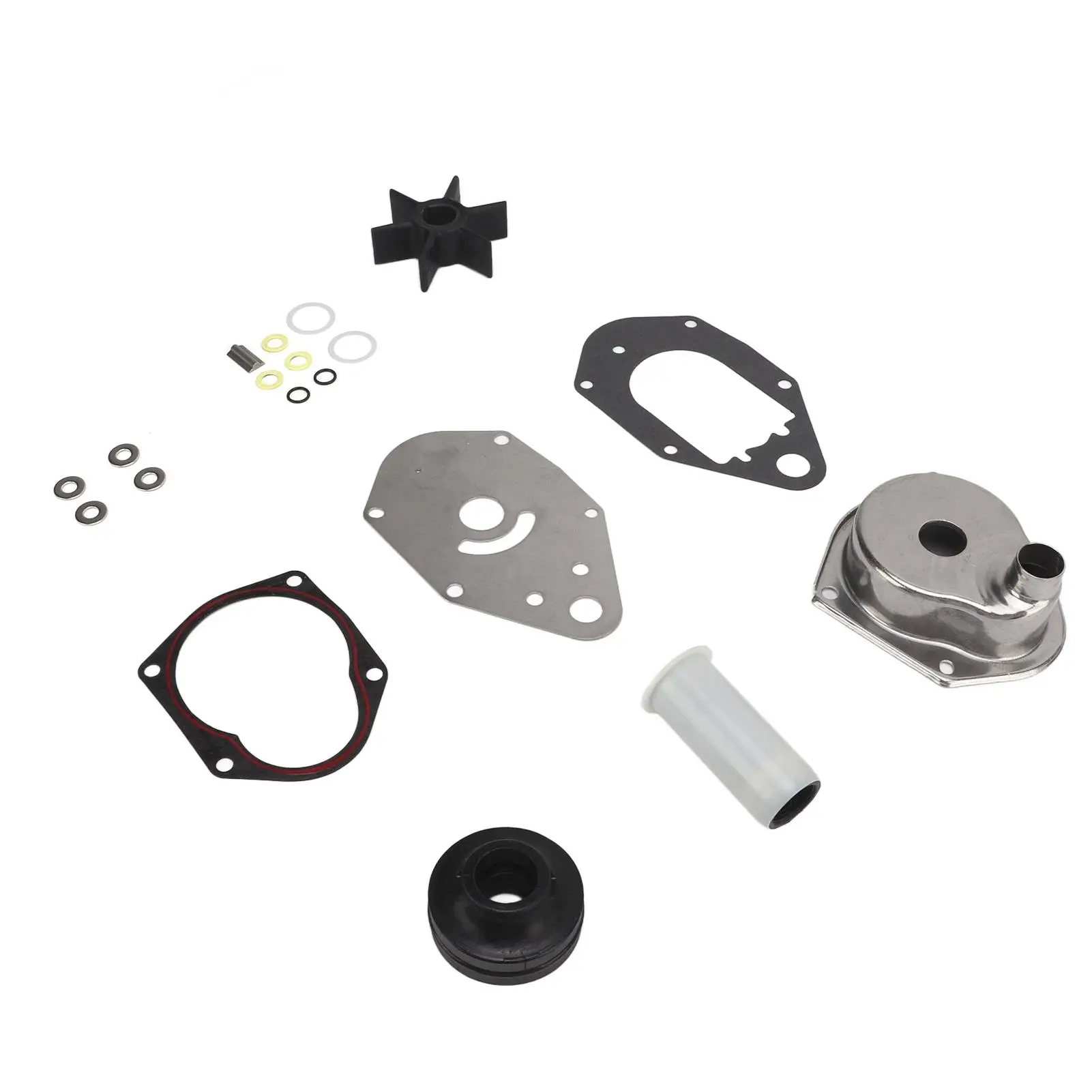 Stainless Steel Water Pump Repair Kit 46-812966A12 for boat Engine - Complete Rebuild Set