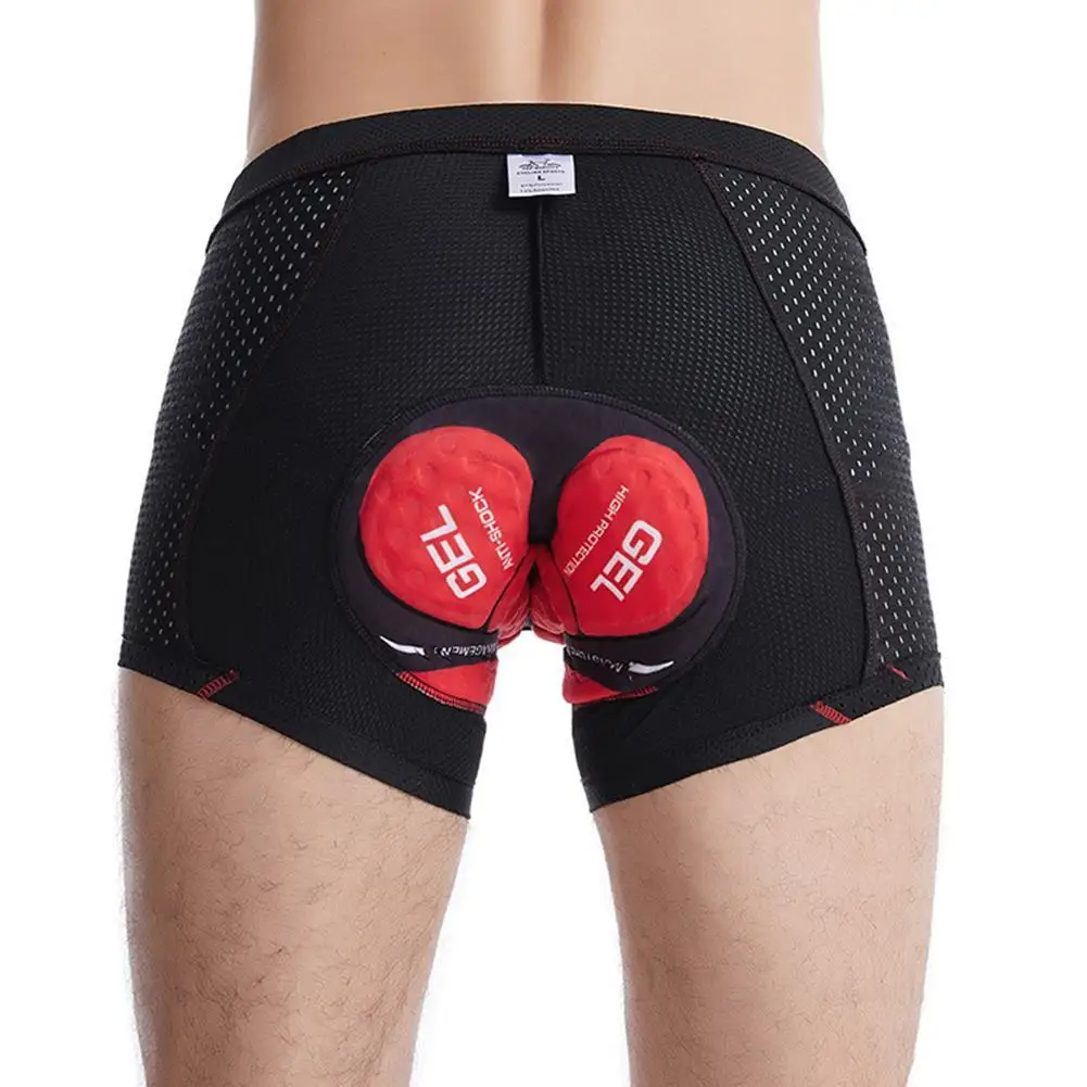 Breathable Cycling Shorts Cycling Underwear 5D Gel Pad Shockproof Bicycle Underpant MTB Road Bike Underwear Man Shorts