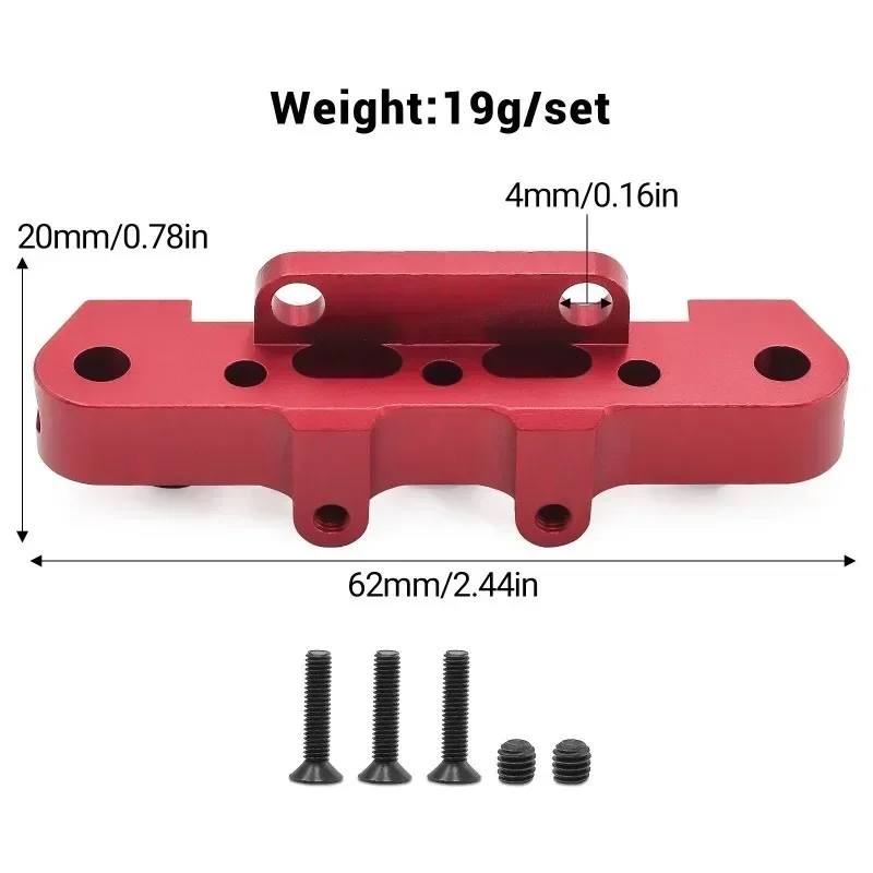 

Aluminum Alloy Front Bumper Arm Code for Arrma 1/8 6S Karton Outcast Talion Typhon RC Car Upgrade Parts Accessories