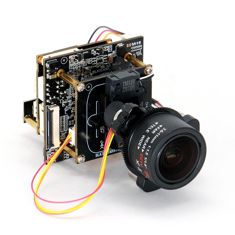 

4MP Starvis 2 IMX664 WIFI Camera Module 3.6-11mm Motorized Zoom Lens Hi3519DV500 CCTV PCB Board Camera SIP-K664K5B-3611-TFWIFI