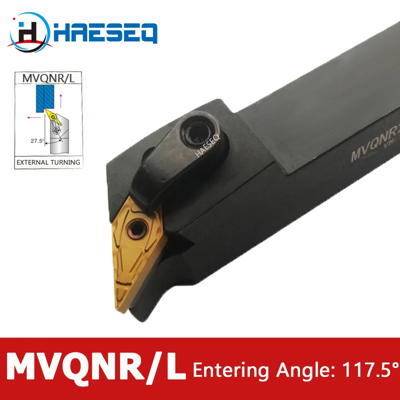 

MVQNR MVQNL CNC Lathe Turning Tool Ho MVQNR1616 MVQNNR2020 MVQNR2525 for VNMG Carbide Inserts External Metal Cutting Tool Bar