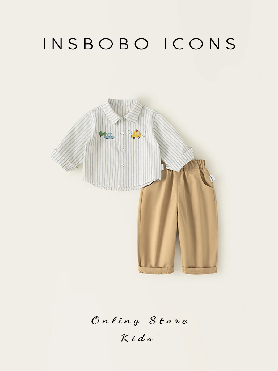insbobo-boys-autumn-set-2026-stylish-striped-shirt-outfit-cute-little-master-clothes-cotton-blend-fabric-spring-autumn-kids
