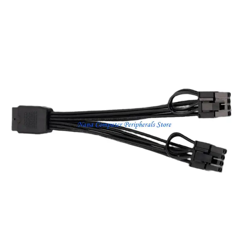 F68C يعزز الموصلية 12VHPWR إلى 6+2PIN محولات PCIE كابل لاتحاد معالجة الرسومات الراقية