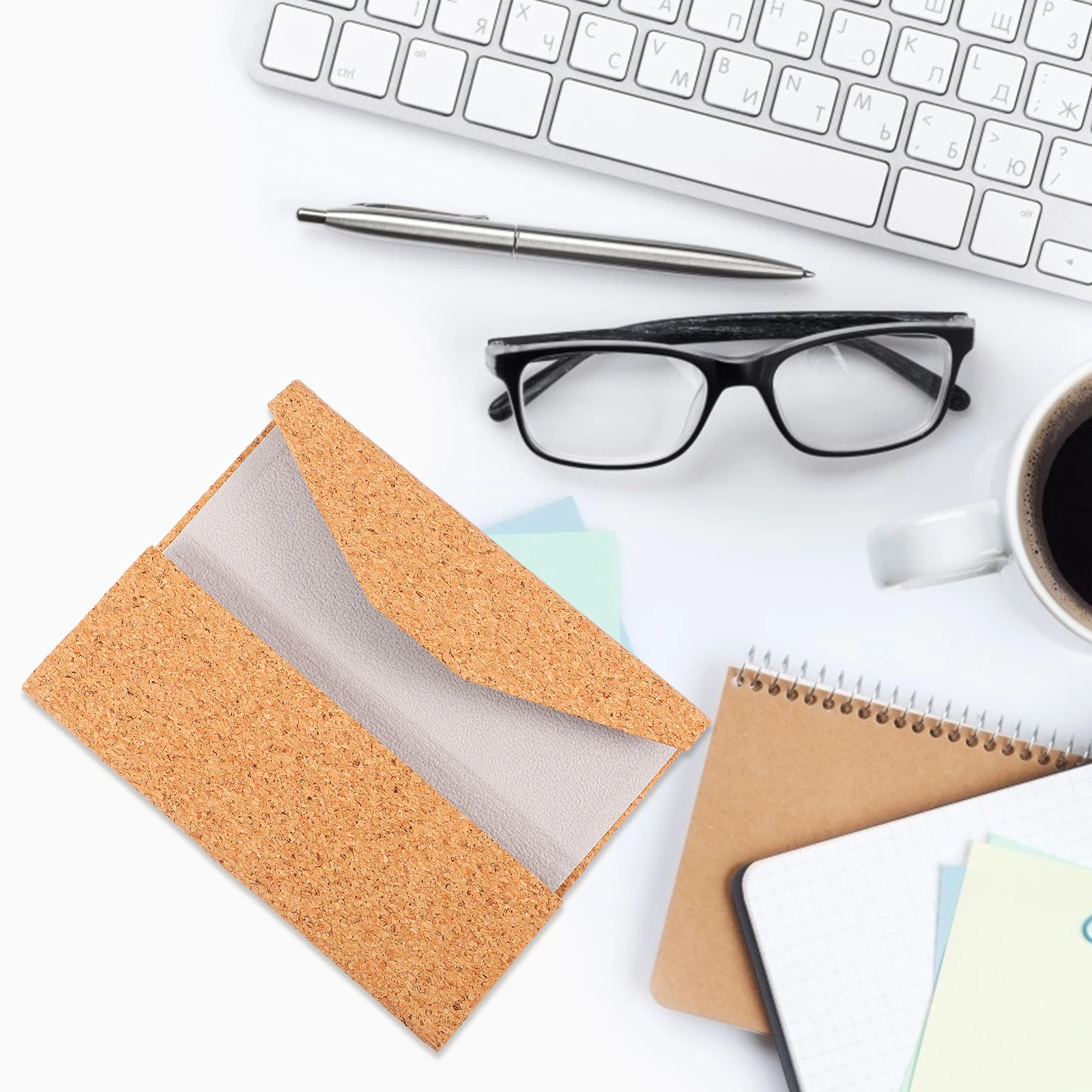 

Flocked Eyeglass Case Khaki Glasses Container Spectacles Storage Portable Hard Shell Sunglasses Reading Glasses Box