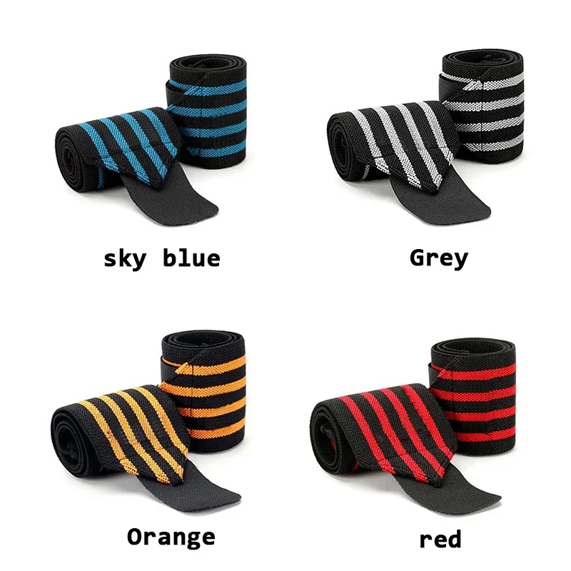 Fitness Wristband Weight Lifting Gym Cross Training 2pcs Fitness Padded Thumb Brace Strap Power Hand Support Bar Wristband