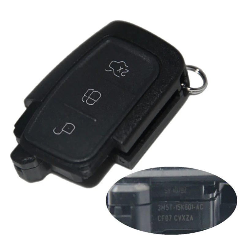 CN018015 Original 3 Buttons Smart Remote Head Key FCC 3M5T-15K601-AC 433Mhz For Ford Focus  Mondeo Transit 3