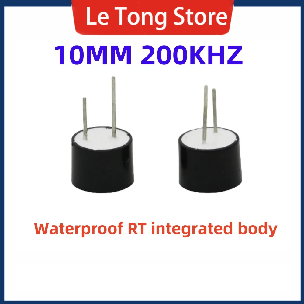 1 PCS sensor 200Khz RT 10mm waterproof all-in-one ultrasonic sensor transceiver ranging probe frequency 200KHz