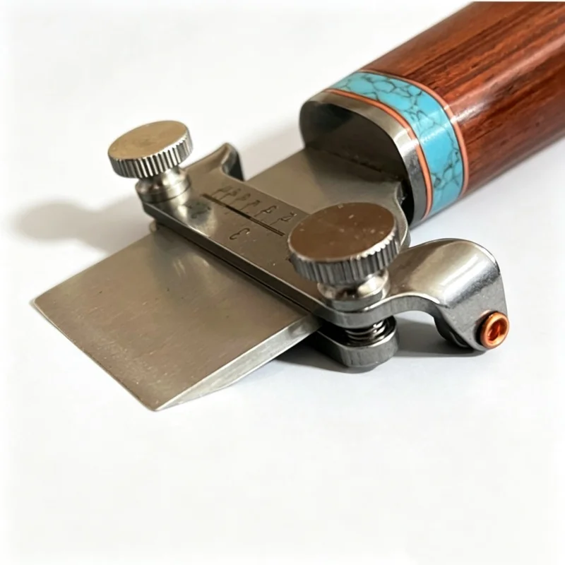 1Pc Honing Guide Tool -Knife Blade Angled Sharpening Holder Leathercraft Sharpener Auxiliary Tool Cutter Skiving Knife Sanding
