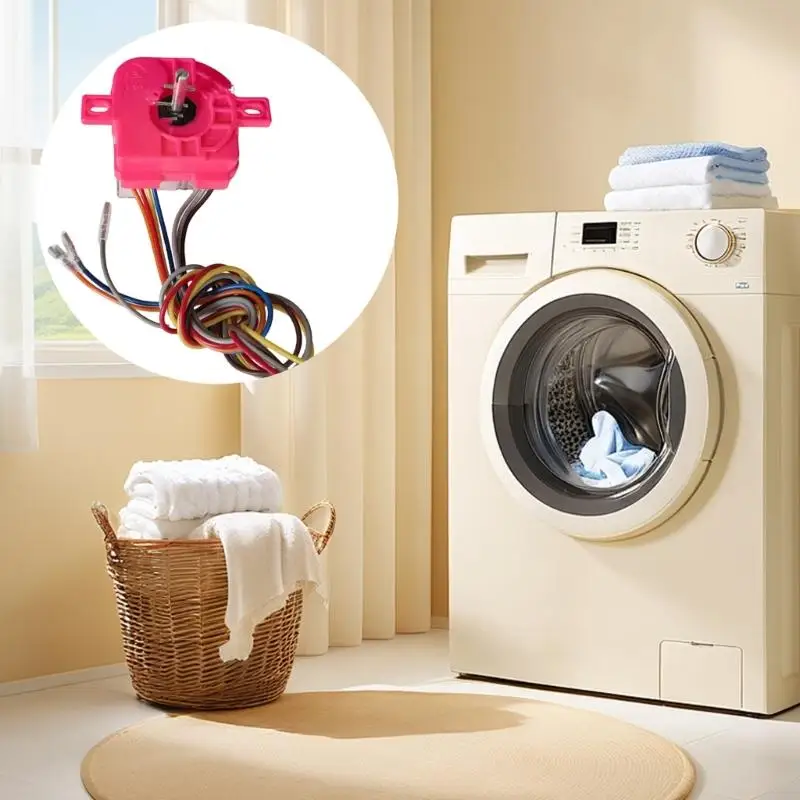J6PE Accurate Timer Switcher 7 Wire Timer Switcher Consistent Daily Use For Home Laundry