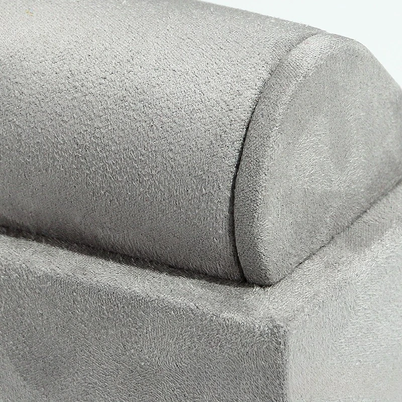 مشاهدة لوحة عرض رمادي ساعة الدعامة زخرفة الراقية عداد ساعة عرض الرف المنقولة وسادة حقيبة بقعة #3