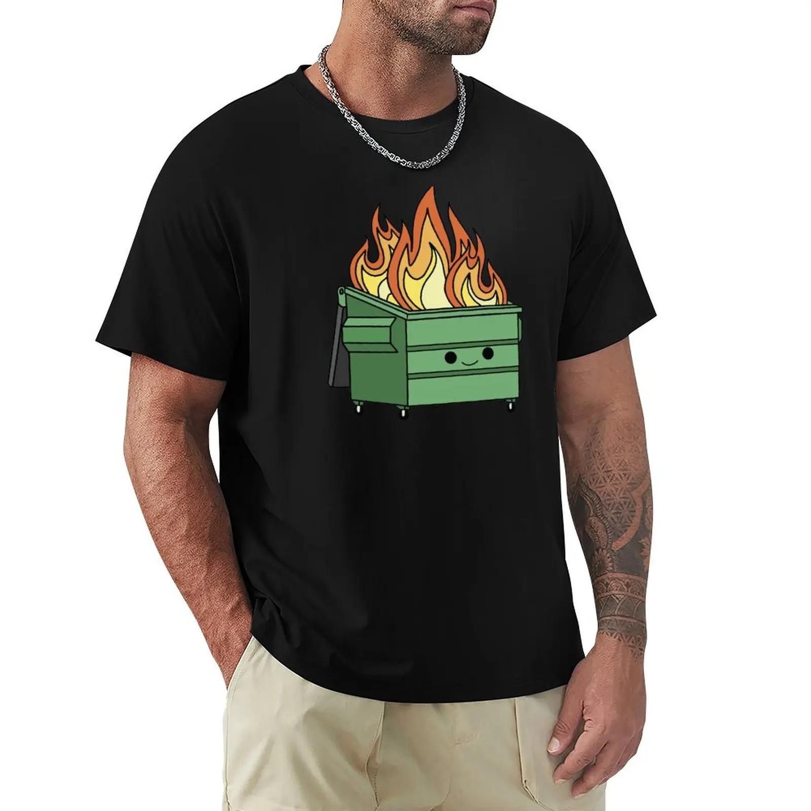 

Dumpster Fire Vinyl T-Shirt cute tops new gifts and t-shirts street wear custom t-shirts mens t shirt