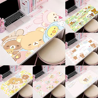 Large Mouse Pads Cute Anime Mousepad Kawaii Table Keyboard Mat Rilakkuma Office Game Desk Laptop PC Rubber Non-slip Mause Carpet